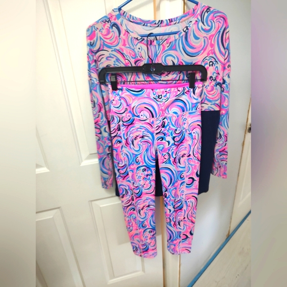 Lilly Pulitzer Pants - Lilly Puiltzer Two Piece Outfit Stretch Pants(S) Top(M)